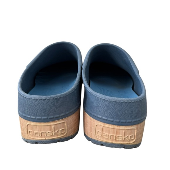Dansko Clog Kane Mule Molded Lightweight Womens Blue Wood Grain EU 42 Shoe - Picture 5 of 16